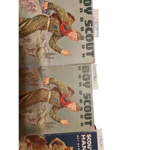 Bundle of antique 2 Boy Scout handbook  and 1 Scott master's